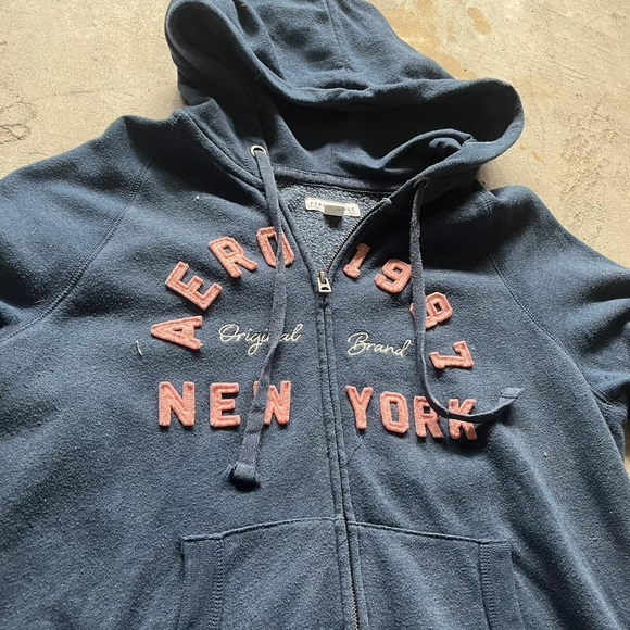 Aeropostale Navy Blue Hoodie - Picture 2 of 3